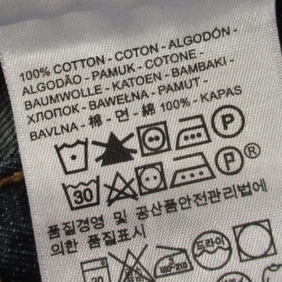 Levi's Jeans Men's 41x32 Dark‎ Wash 527 Slim Bootcut 100% Cotton Rigid Denim - Picture 7 of 8